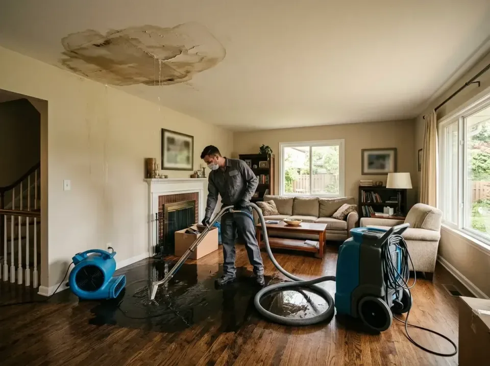 attic-pipe-burst-ceiling-drip-008 — frequently asked questions, Water Damage Restoration & Carpet Care in Homer Glen, IL